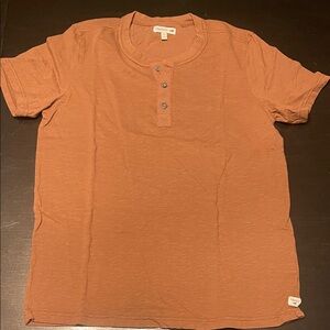 Toad&Co Casual Orange Button Down Shirt